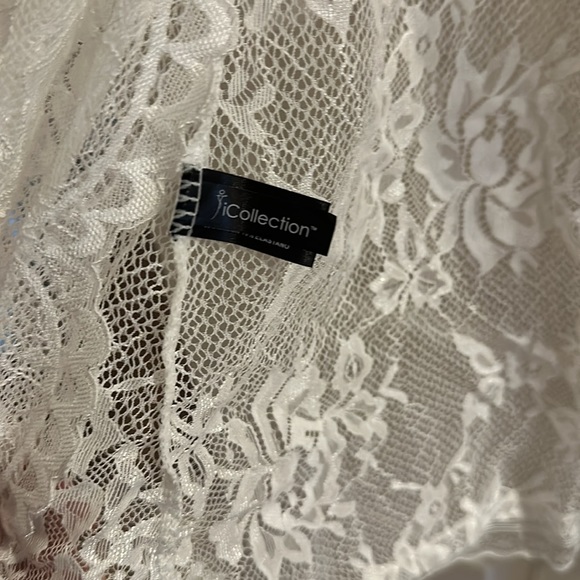 White lace robe - Picture 3 of 3